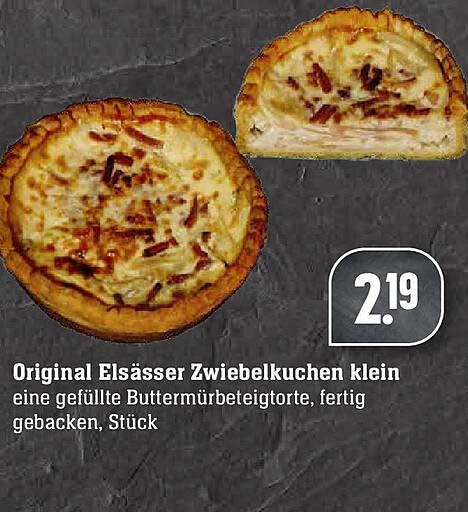 Original Elsässer Zwiebelkuchen Klein Angebot bei E Center