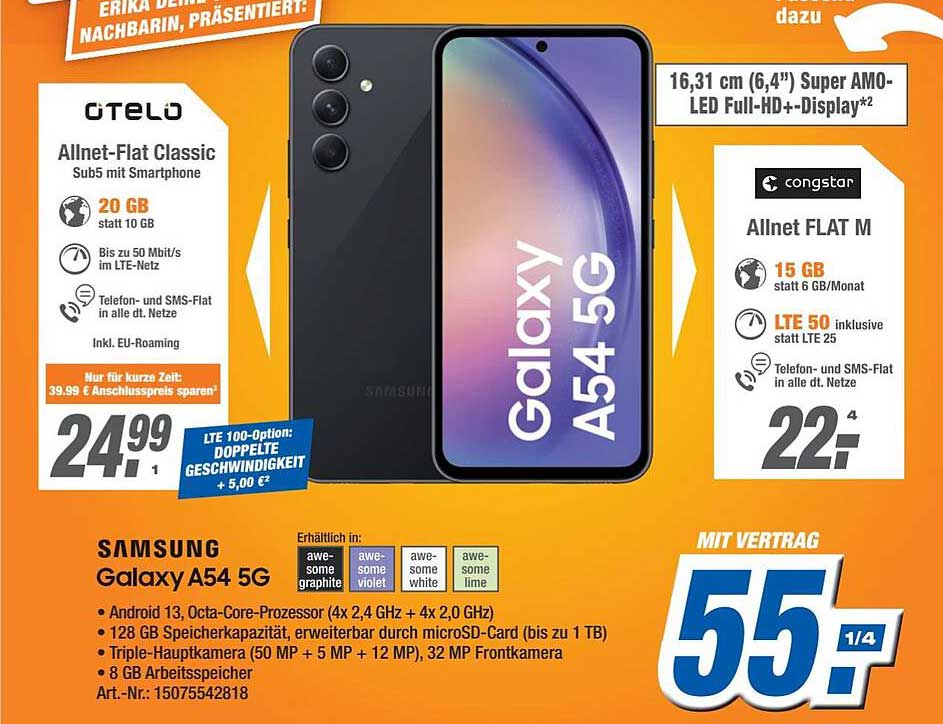 Samsung Galaxy A54 5g Smartphone Angebot Bei Expert Technomarkt ...