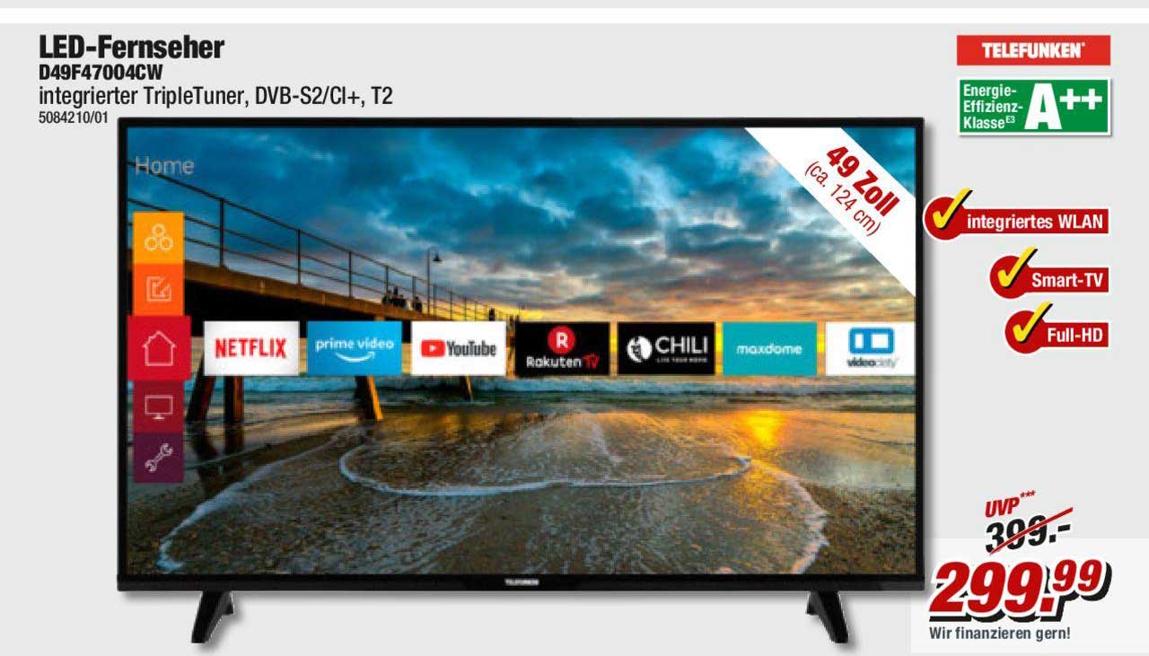 Led Fernseher D49F47004CW Angebot bei POCO 1Prospekte.de