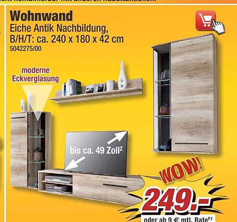 Wohnwand Angebot bei POCO
