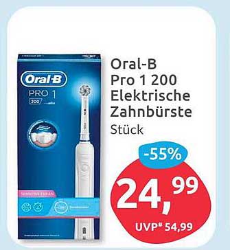 Oral-b Pro 1 200 Elektrische Zahnbürste Angebot Bei Budni - 1Prospekte.de