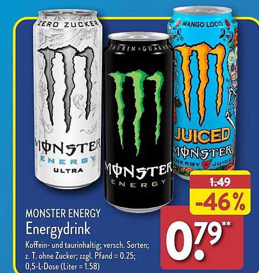 Monster Energy Drink Angebot bei ALDI Nord 1Prospekte.de