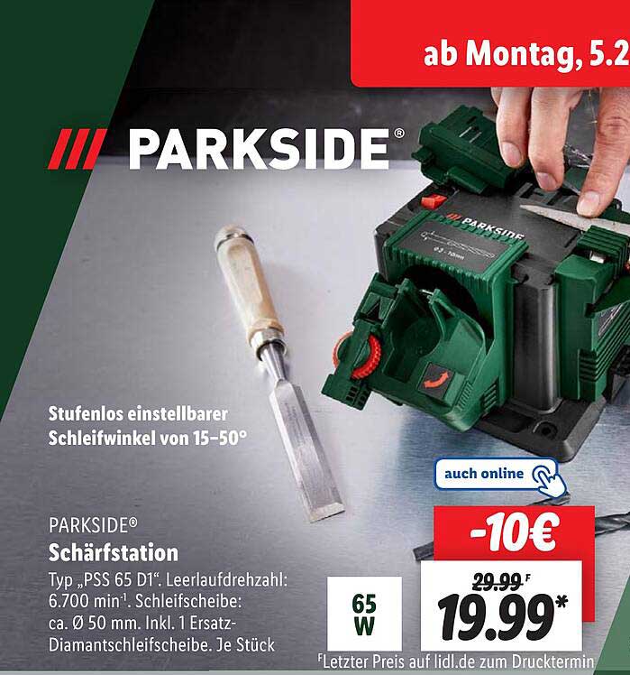 Parkside Sch Rfstation Angebot Bei Lidl Prospekte De