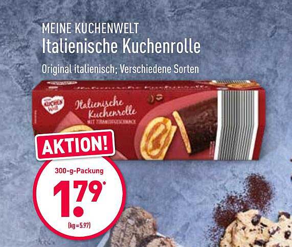 Meone Kuchenwelt Italienische Kuchenrolle Angebot bei ALDI Nord
