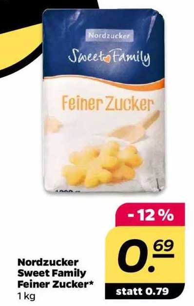 Nordzucker Sweet Family Feiner Zucker Angebot bei Netto 1Prospekte.de