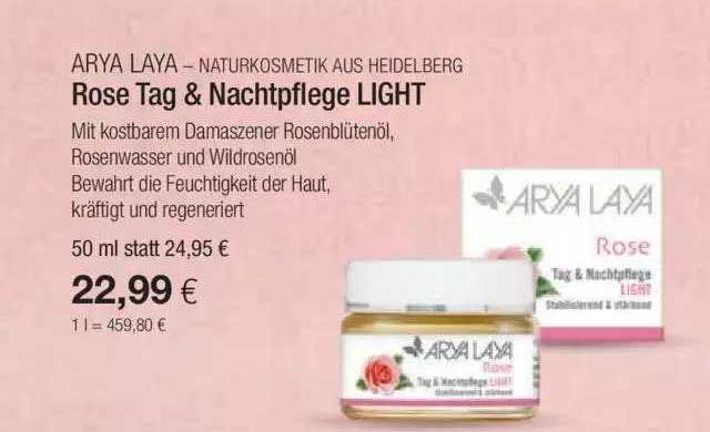 Vitalia Rose Tag & Nachtpflege Light