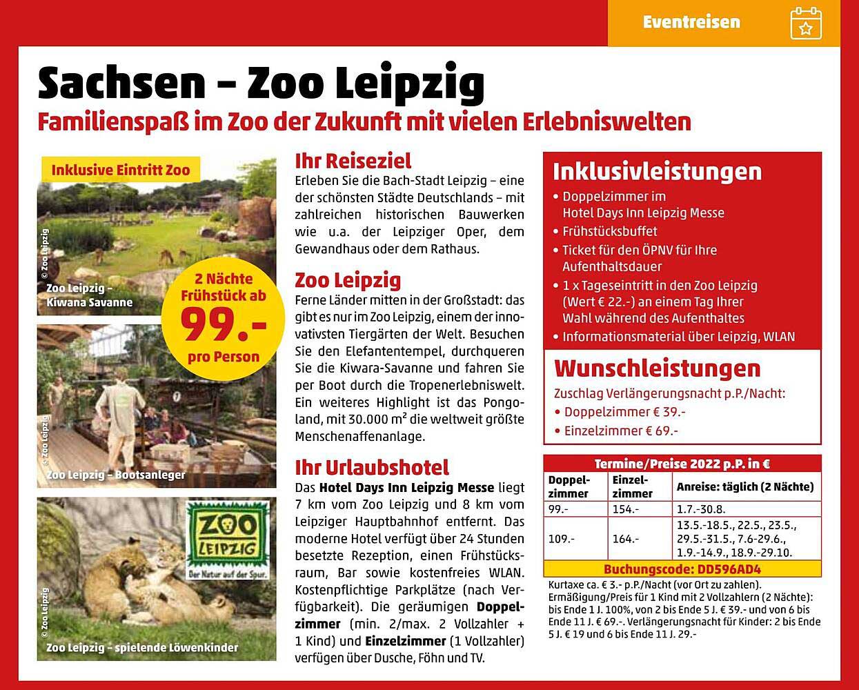 Penny Reisen Sachsen - Zoo Leipzig