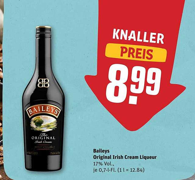 Baileys Original Irish Cream Liqueur Angebot bei REWE - 1Prospekte.de