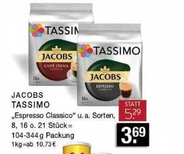 Edeka Zurheide Jacobs Tassimo „espresso Classico”