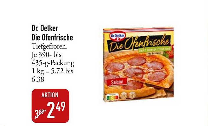 Dr Oetker Die Ofenfrische Angebot bei DINEA - 1Prospekte.de