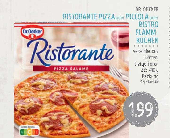 Dr Oetker Ristorante Pizza, Piccola Oder Bistro Flammkuchen Angebot bei