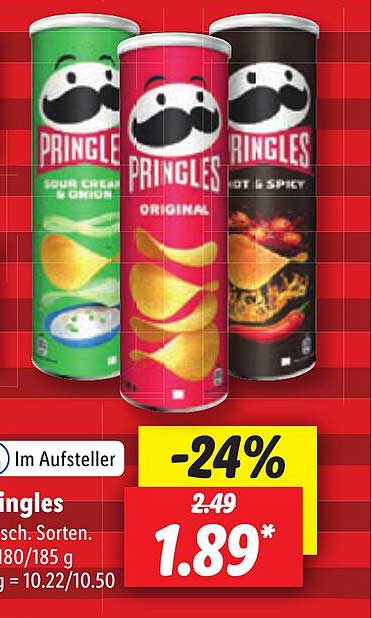 Pringles Angebot bei Lidl 1Prospekte.de