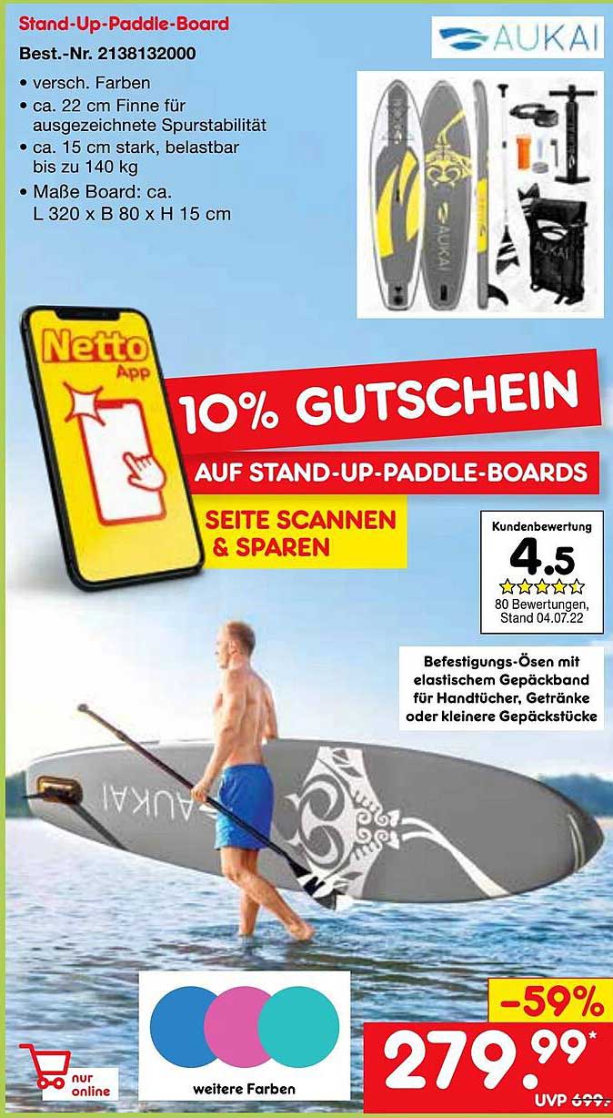 Netto Marken-Discount Aukai Stand-up-paddle-board