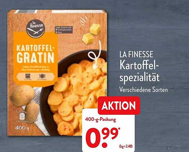 La Finesse Kartoffelspezialität Angebot bei ALDI Nord