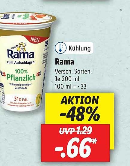 Rama Angebot bei Lidl 1Prospekte.de