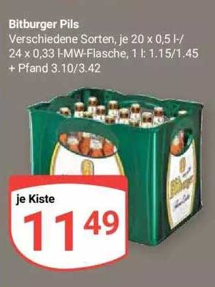 Bitburger Pils Angebot bei Globus 1Prospekte.de