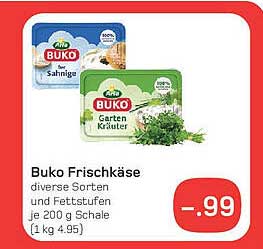 Buko Frischkäse Angebot bei Akzenta 1Prospekte.de