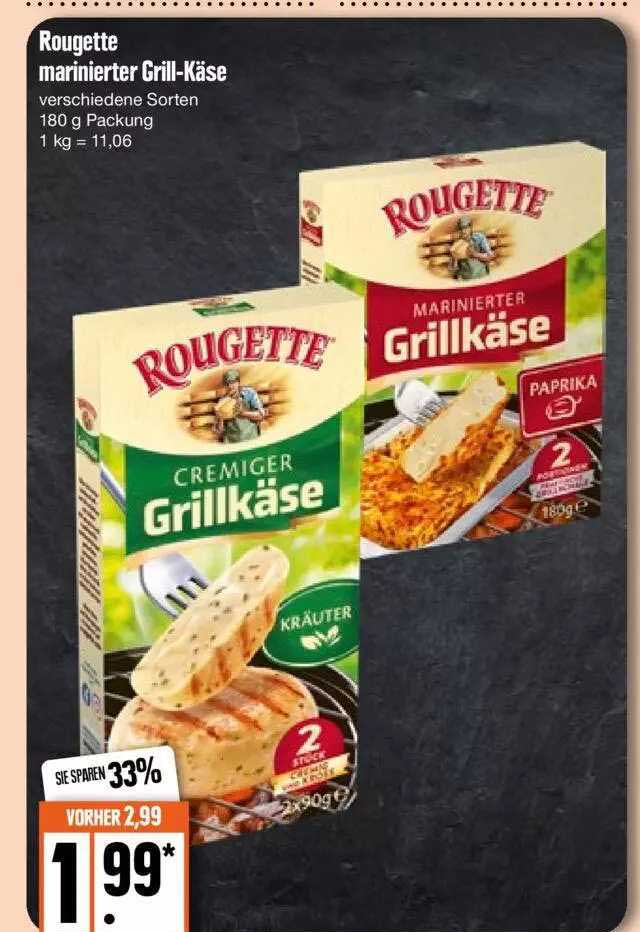 Rougette Marinierter Grill-käse Angebot bei EDEKA