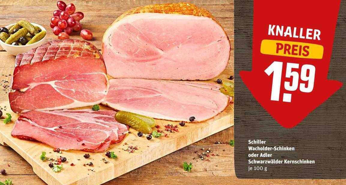 Schiller Wacholder-schinken Oder Adler Schwarzwälder Kernschinken ...
