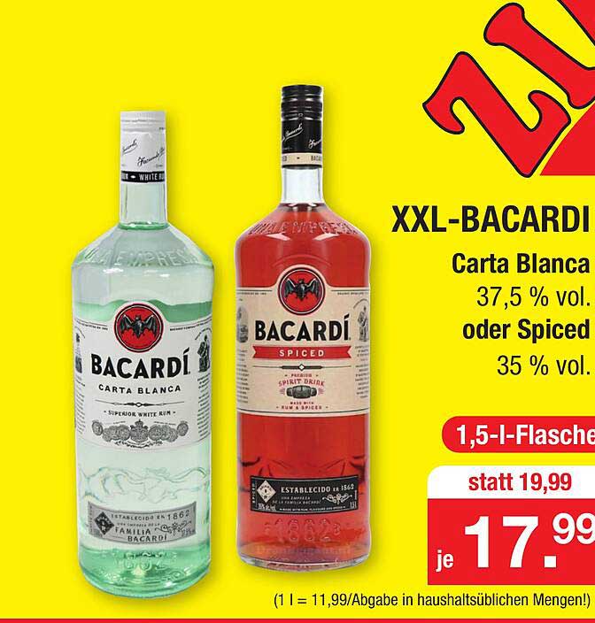 Xxl Bacardi Angebot bei Zimmermann 1Prospekte.de