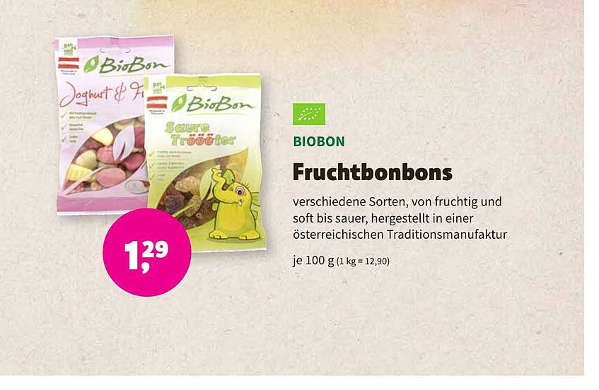 Aleco Biomarkt Biobon Fruchtbonbons