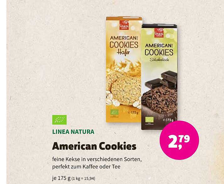 Aleco Biomarkt Linea Natura American Cookies