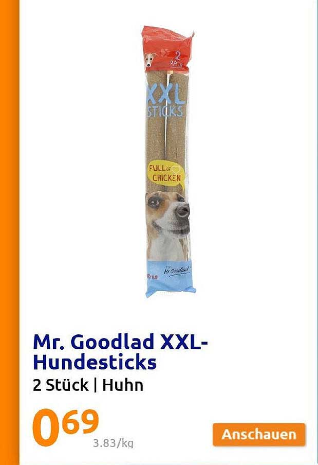 Action Mr. Goodlad XXL-hundesticks