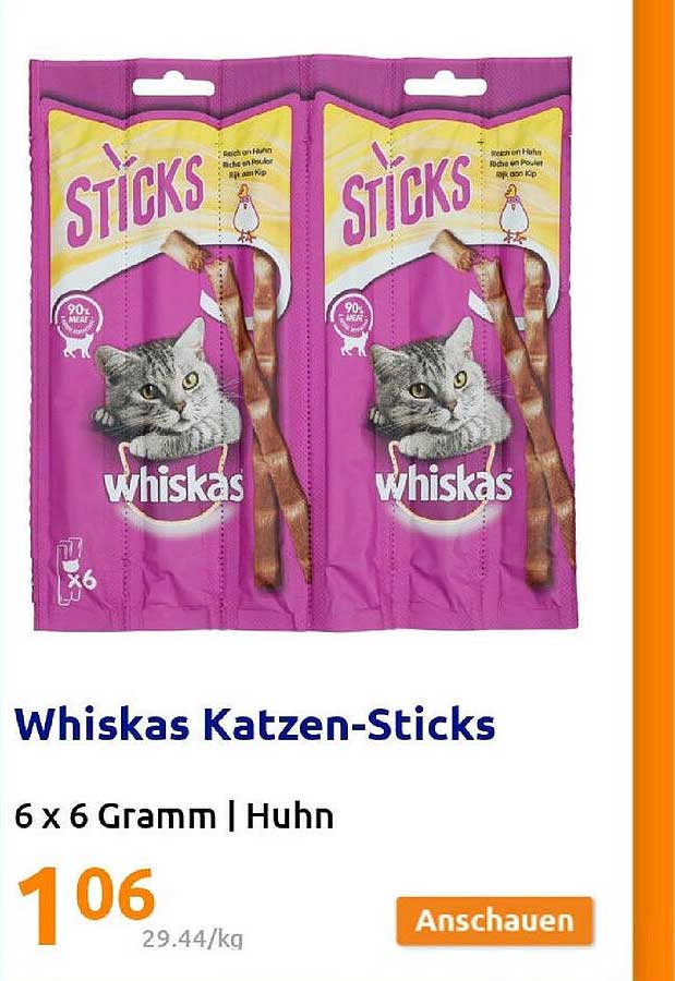 Action Whiskas Katzen-sticks