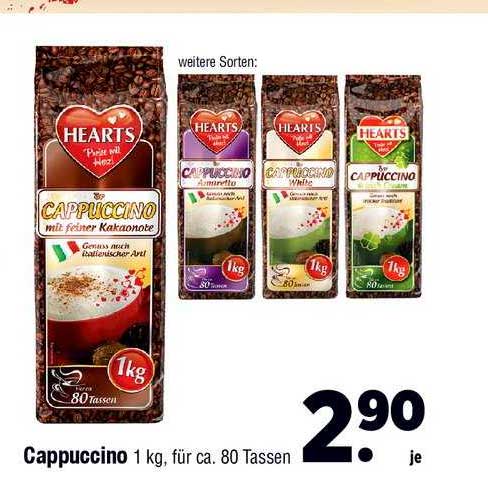 Mäc-Geiz Hearts Cappuccino