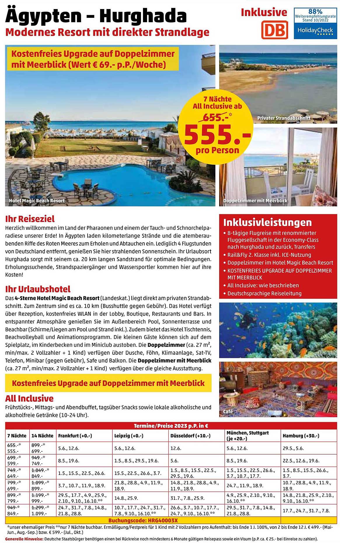 ägypten - Hurghada Angebot bei Penny Reisen