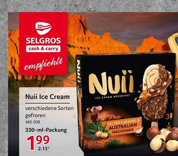 Nuii Ice Cream Angebot bei Selgros