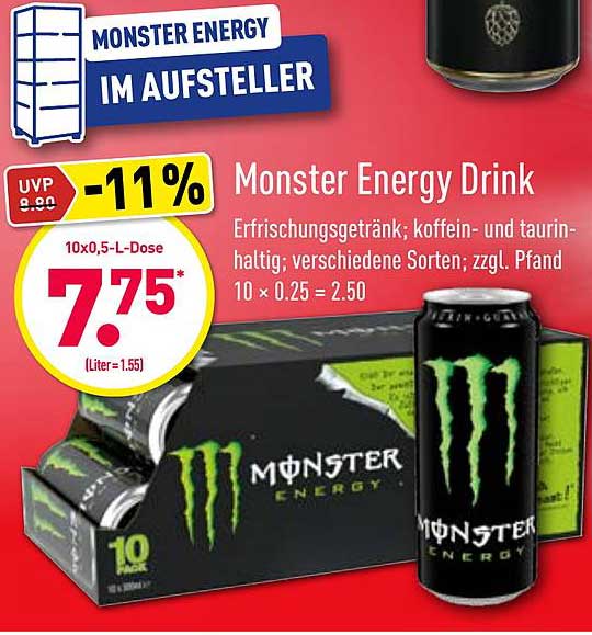 Monster Energy Drink Angebot bei ALDI Nord 1Prospekte.de