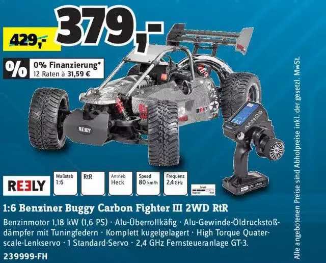 Reely Carbon Fighter III 1:6 2 WD RtR - Ceny i opinie na