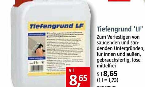 Tiefengrund „lf“ Angebot bei Bauhaus