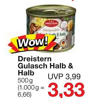 Dreistern Gulasch Halb & Halb Angebot Bei Jawoll