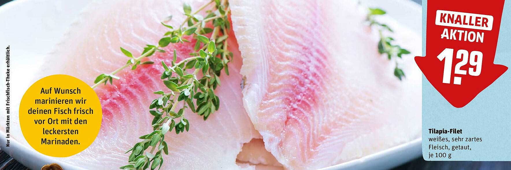 Tilapiafilet Angebot bei REWE