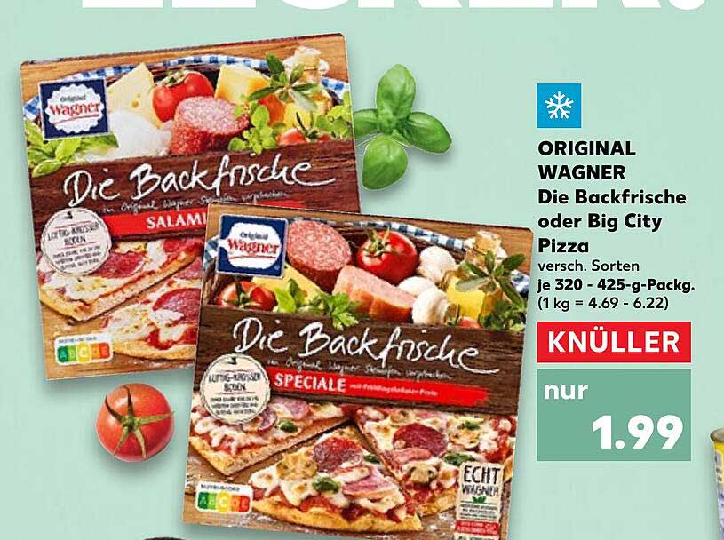 Original Wagner Ernst Wagners Pizza Bella Napoli Angebot bei Kaufland