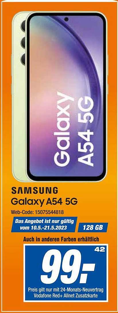 Samsung Galaxy A54 5g Angebot Bei Expert Octomedia - 1Prospekte.de