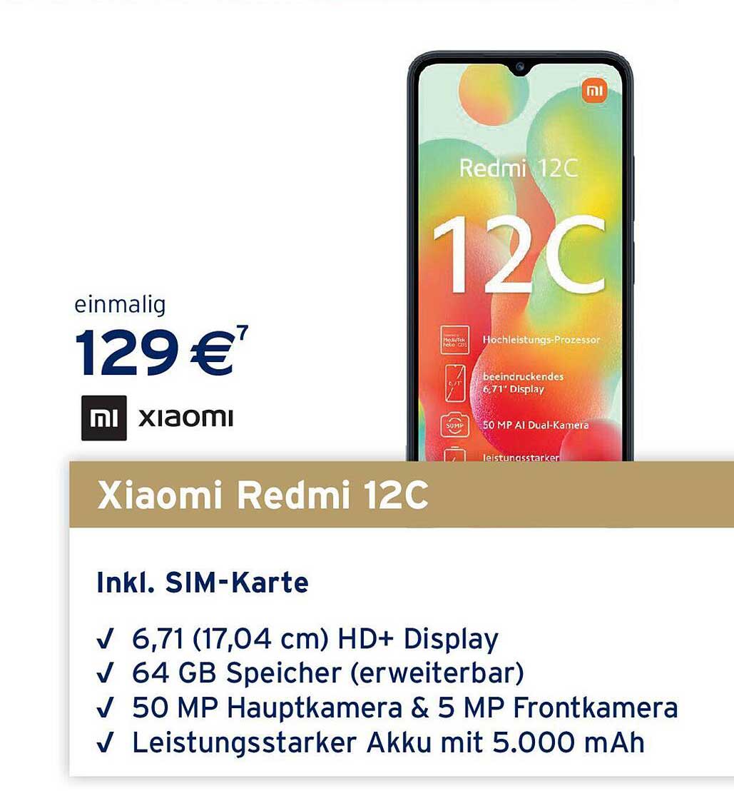 Xiaomi Redmi 12c Angebot bei Tchibo - 1Prospekte.de