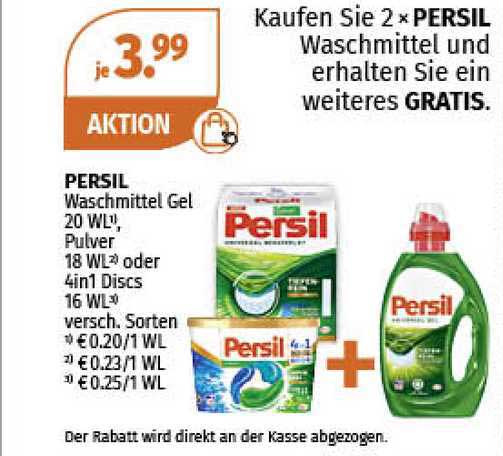 Wo Ist Diese Woche Persil Im Angebot Persil Angebot bei MÜLLER - 1Prospekte.de