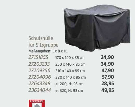 Schutzhülle Für Sitzgruppe Angebot bei Bauhaus 1Prospekte.de