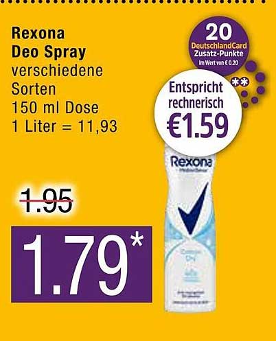 Rexona Deo Spray Angebot bei Marktkauf - 1Prospekte.de