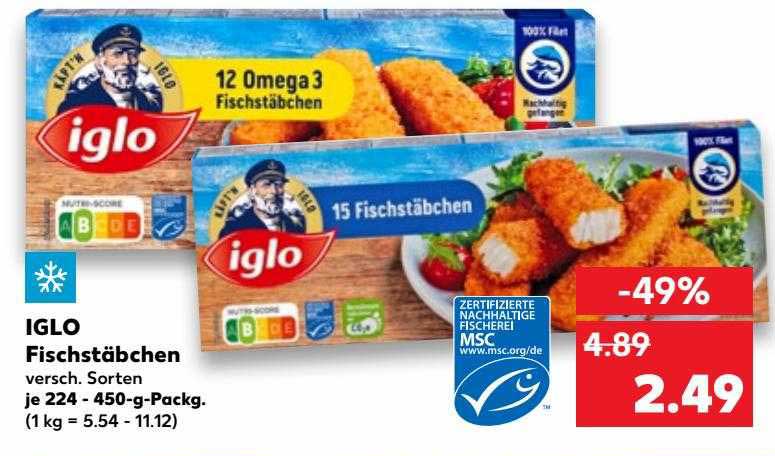 Iglo Fischstäbchen Angebot bei Kaufland