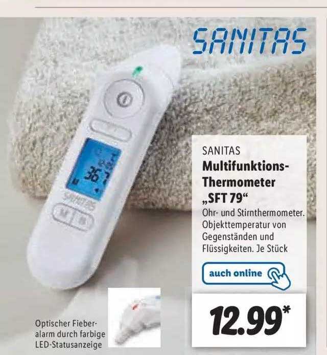 Sanitas Multifunktions-thermometer ,,sft 79