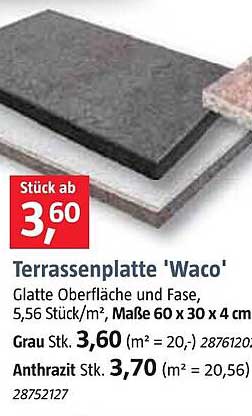 Bauhaus Terrassenplatte „waco“