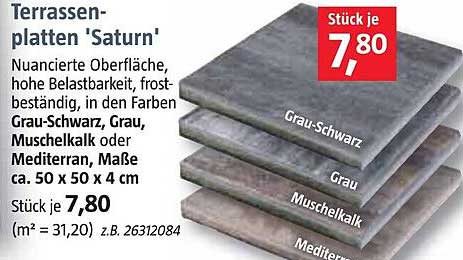 Bauhaus Terrassenplatten „saturn“