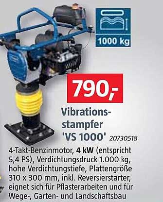 Bauhaus Vibrationsstampfer „vs 1000“