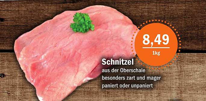 Schnitzel Aus Der Oberschale Besonders Zart Angebot bei Aktiv Irma ...