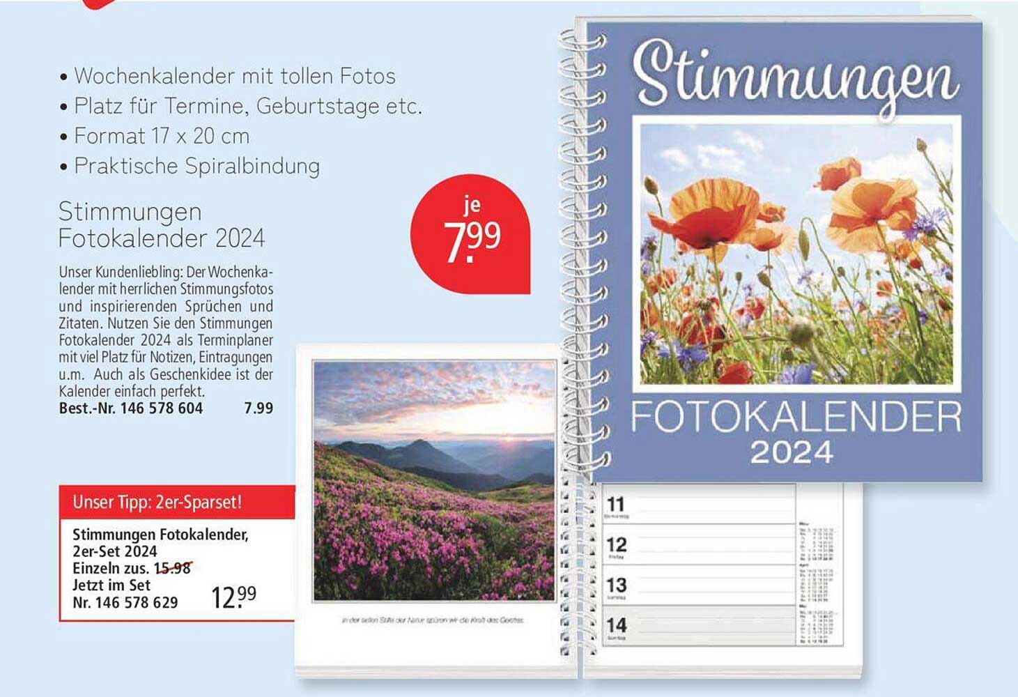  Gartenträume Fotokalender 2024 Angebot bei Weltbild - 1Prospekte.de Bildidee 