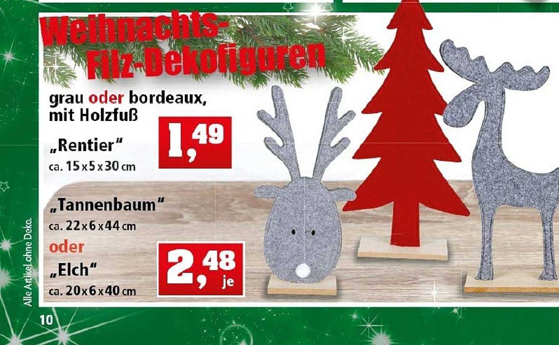 Weihnachts Filz Dekofiguren Angebot bei Thomas Philipps 1Prospekte.de